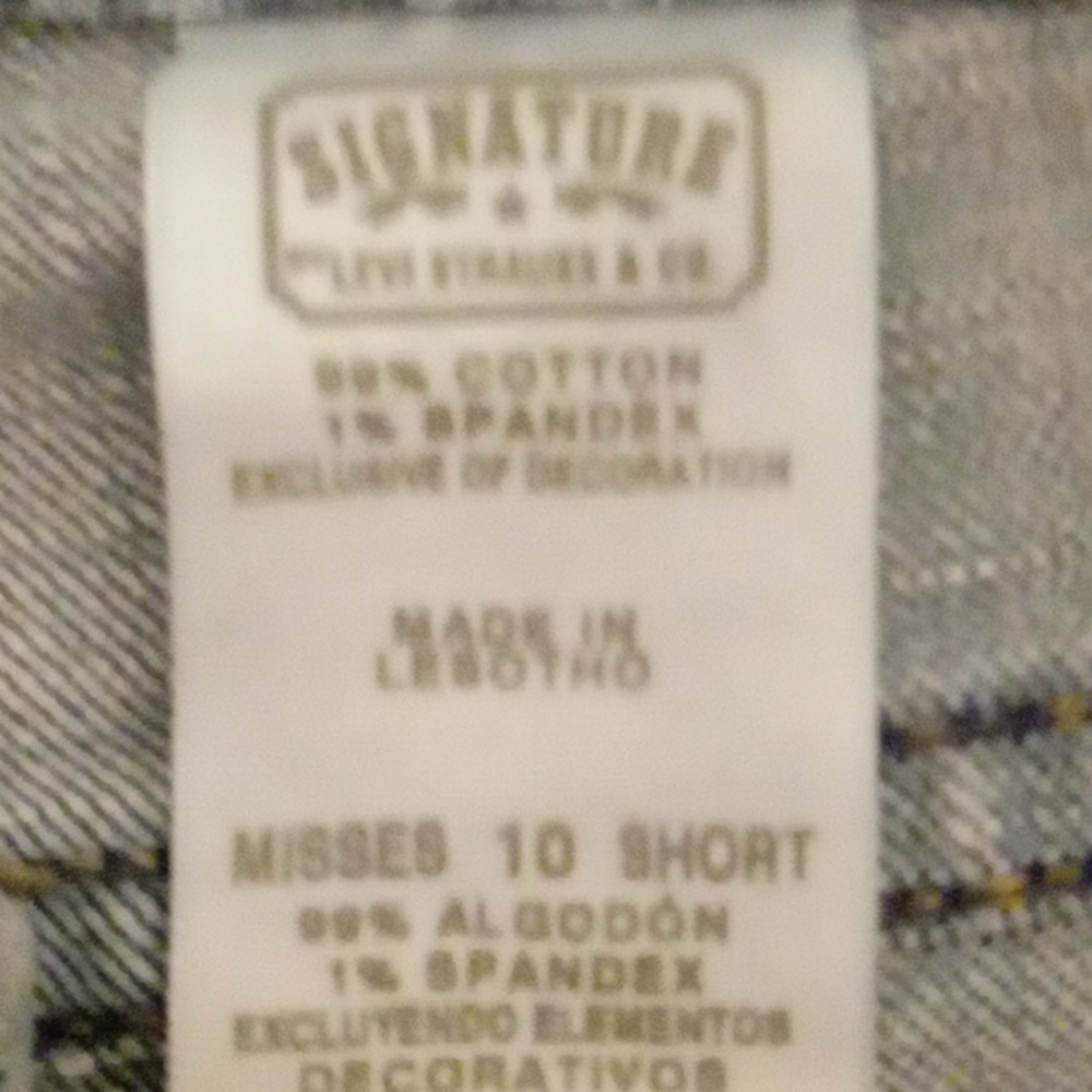 Womens Levi's Signature LOW RISE Bootcut Jeans - Picture 10 of 10